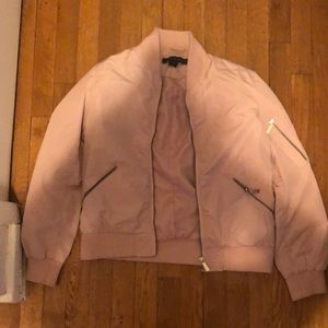 Millennial pink bomber jacket French connection